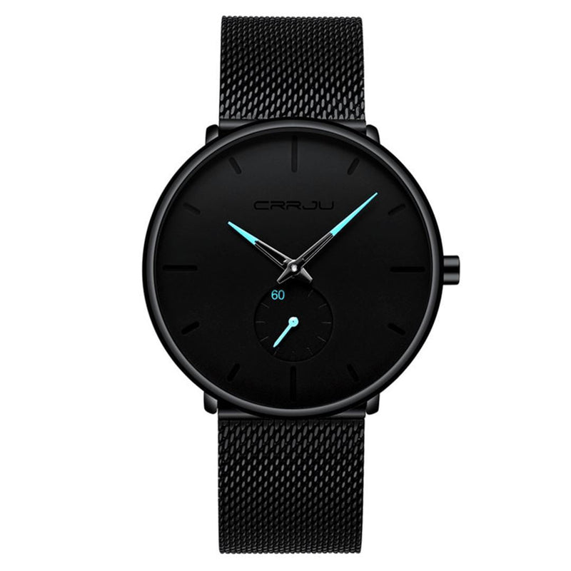 Relógio Montre Pro Masculino relógio 006 AmploTech PRETO / AZUL 